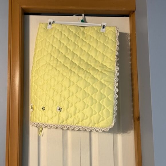 Vintage quilted baby thin flannel jumper jacket and zip up blanket Lacasse fiset - Picture 3 of 12